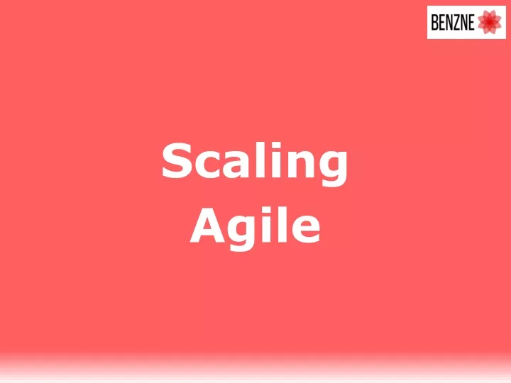 scaling agile