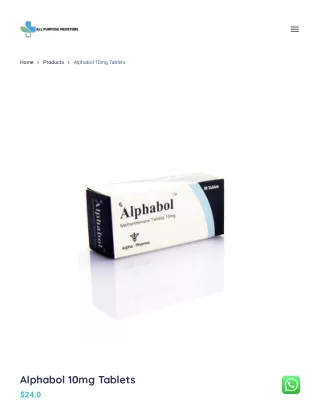 Buy Alphabol 10mg Tablets Oral Steroids Online