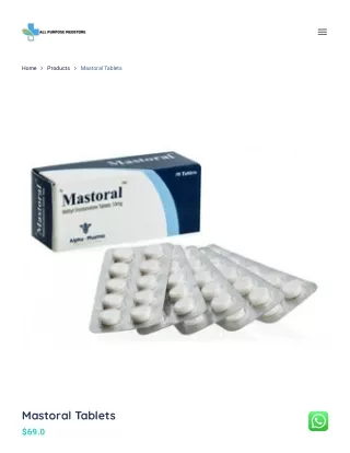 Buy Mastoral Tablets Oral Steroids Online