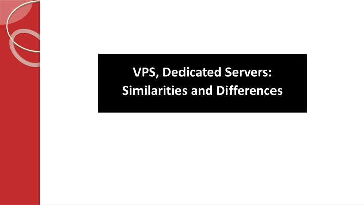 vps dedicated servers similarities and differences