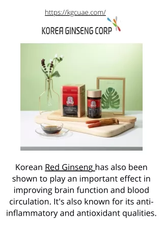 Best Red Ginseng | KGC