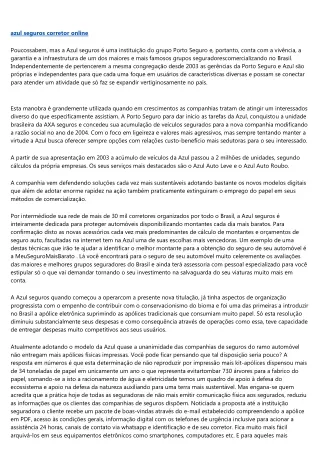 azul seguros corretor online