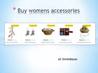 Buy womens accessories Online  At SmileBazar