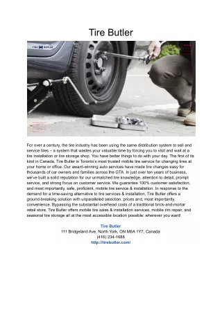 tire butler
