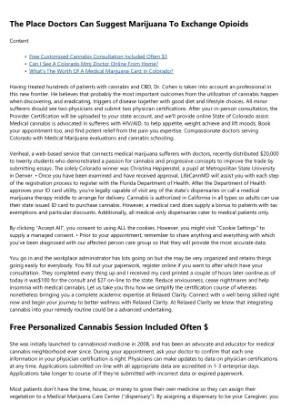 Colorado Medical Marijuana Card Online