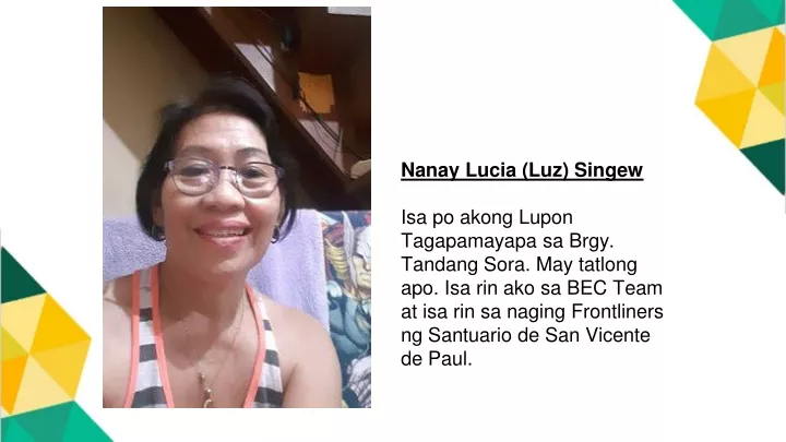 nanay lucia luz singew isa po akong lupon