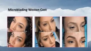 Microblading Weston Cost