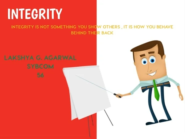 integrity integrity is not something you show