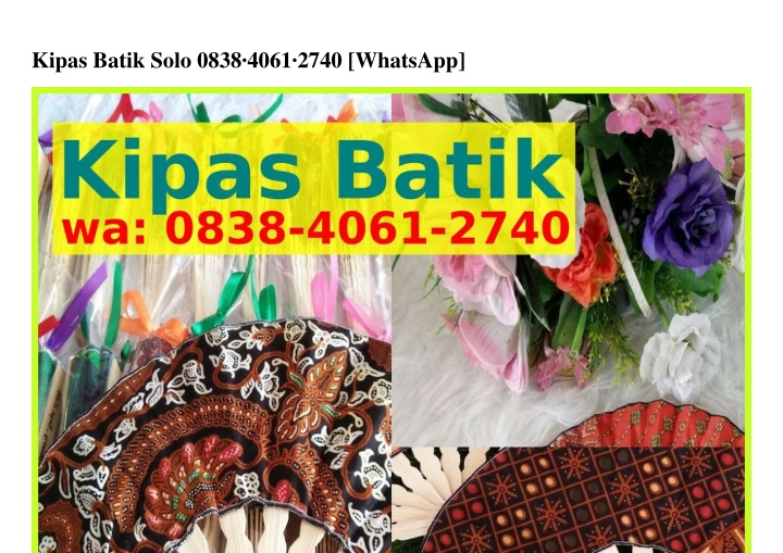 kipas batik solo 0838 4061 2740 whatsapp