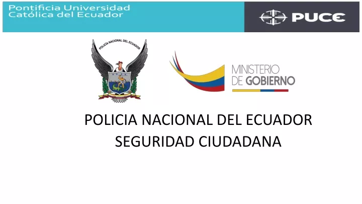 policia nacional del ecuador seguridad ciudadana