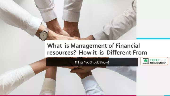 what is management of financial resources how it is different from education finance