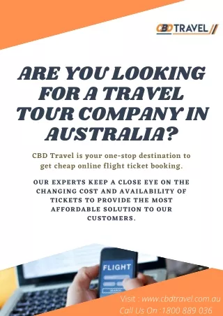 Are you looking for a travel tour company in Australia