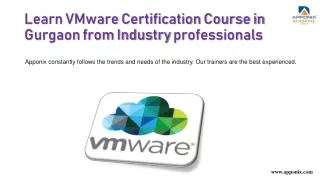VMware Training In Gurgaon, Best VMware Certification Courses