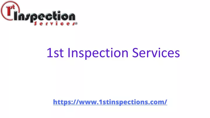 1st inspection services