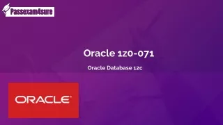 oracle 1z0 071