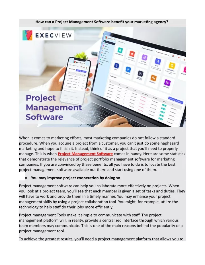 how can a project management sofware beneft your