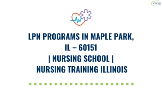 LPN Programs in Maple Park, IL – 60151 | Nursing School | Nursing Training Illin