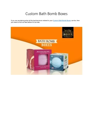 custom bath bomb boxes