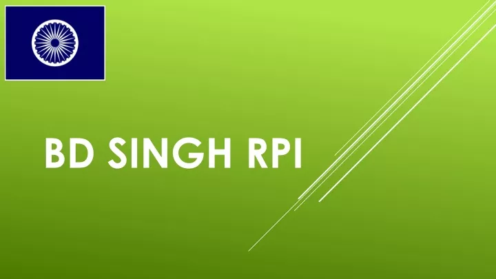 bd singh rpi