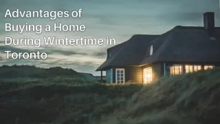 Buying a Home During Wintertime in Toronto