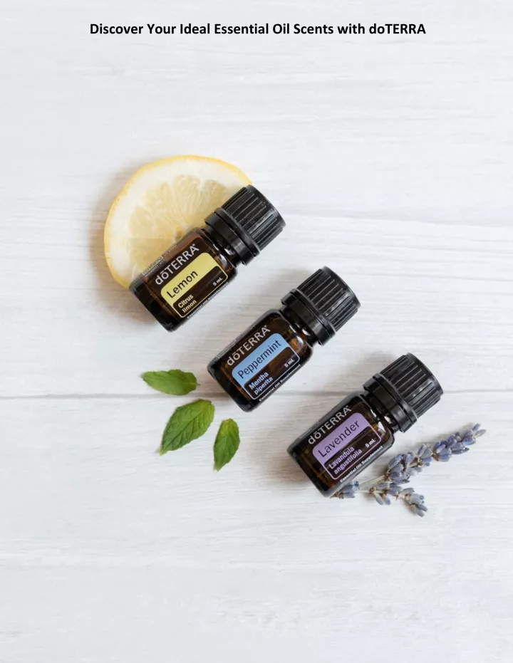 discover your ideal essential oil scents with