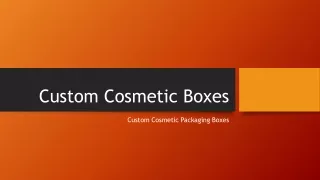 custom cosmetic boxes