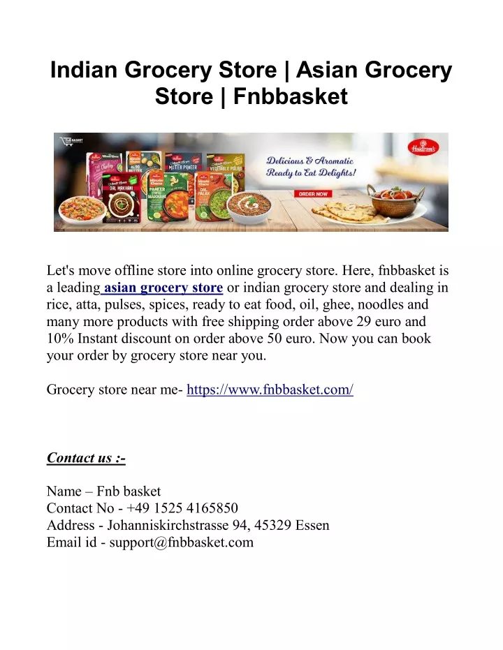 indian grocery store asian grocery store fnbbasket