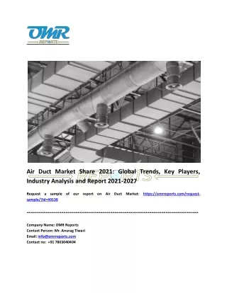 air duct market share 2021 global trends