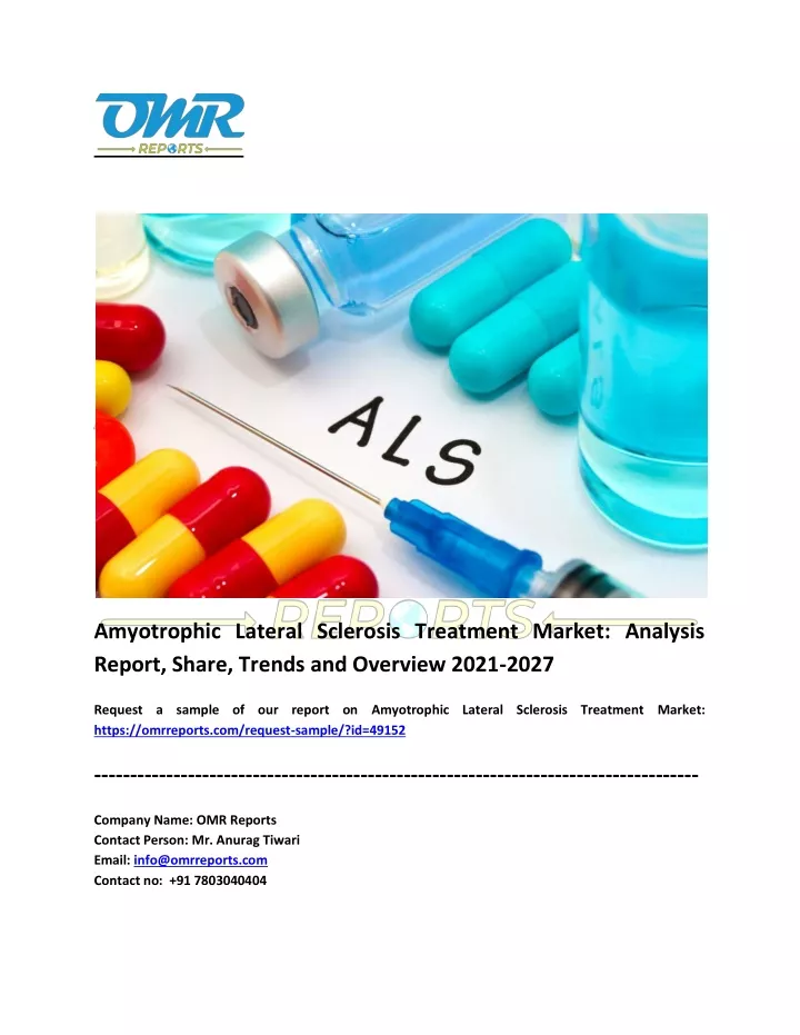amyotrophic lateral sclerosis treatment market