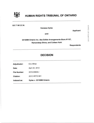 Human Rights-Tribunal