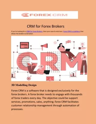 crm for forex brokers