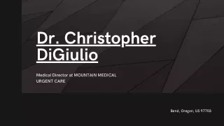 Dr. Christopher DiGiulio