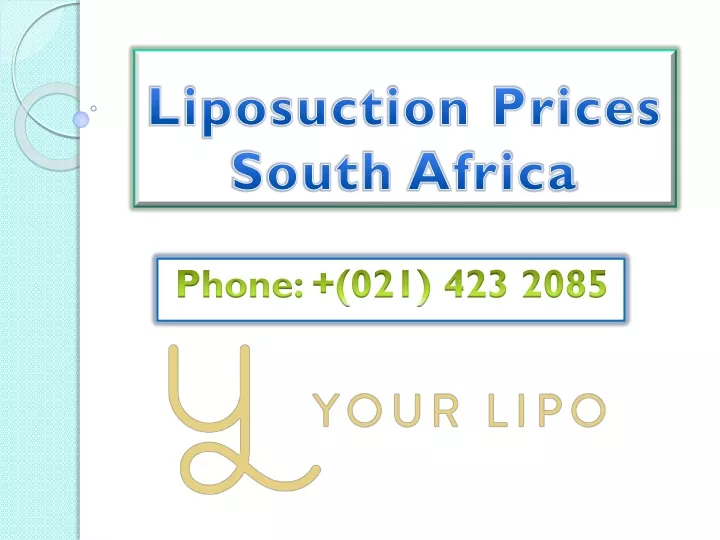 liposuction prices south africa