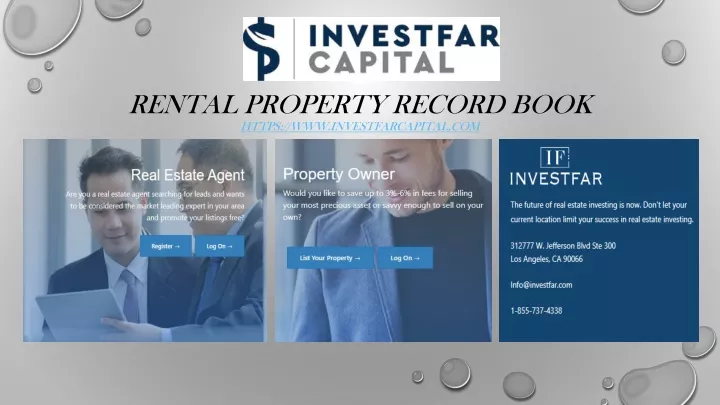 rental property record book https www investfarcapital com