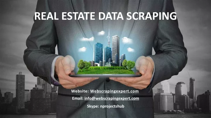 real estate data scraping