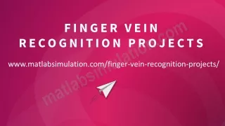 finger vein recognition projects