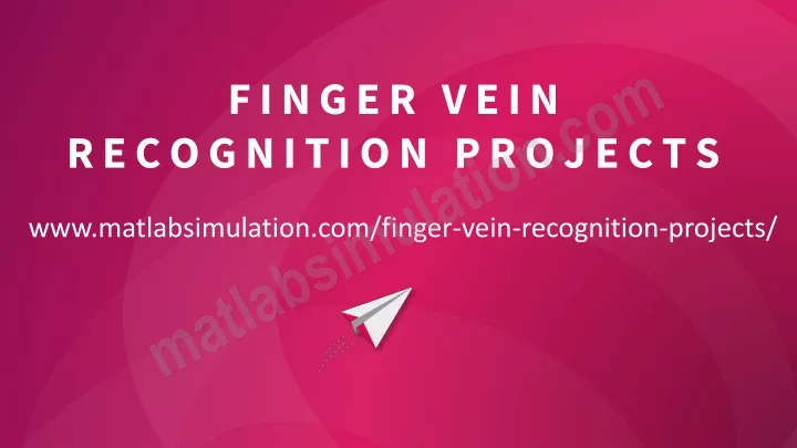finger vein recognition projects