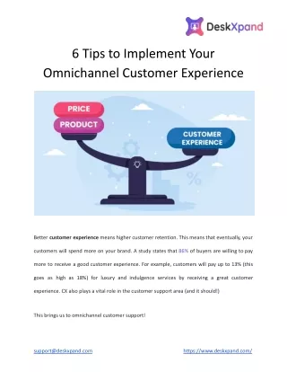 6 tips to implement your omnichannel customer