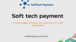 Card machines for small business_Softtech Payments