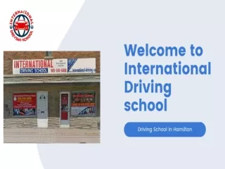 G1 G2 Driving School Hamilton - International Driving School