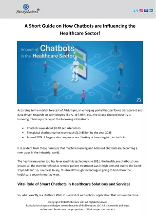 a short guide on how chatbots are influencing