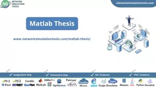 MATLAB Thesis Research Assistance