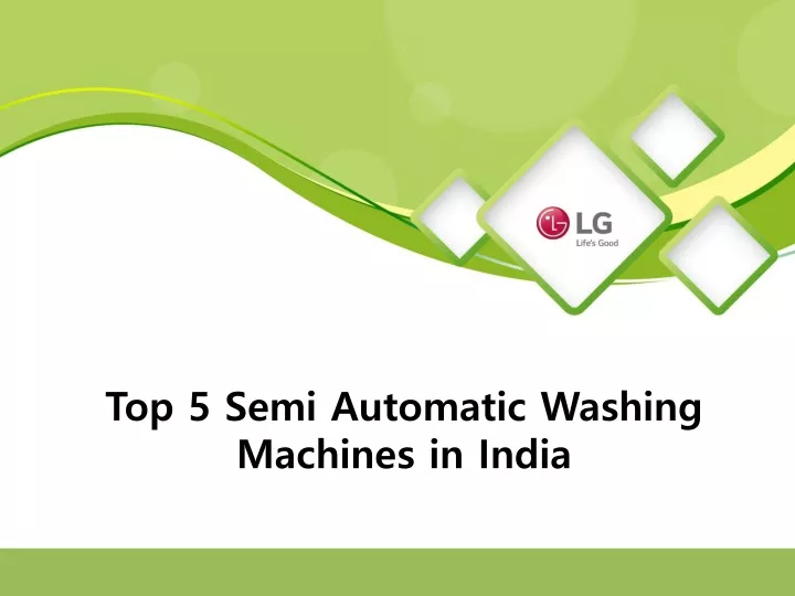 top 5 semi automatic washing machines in india