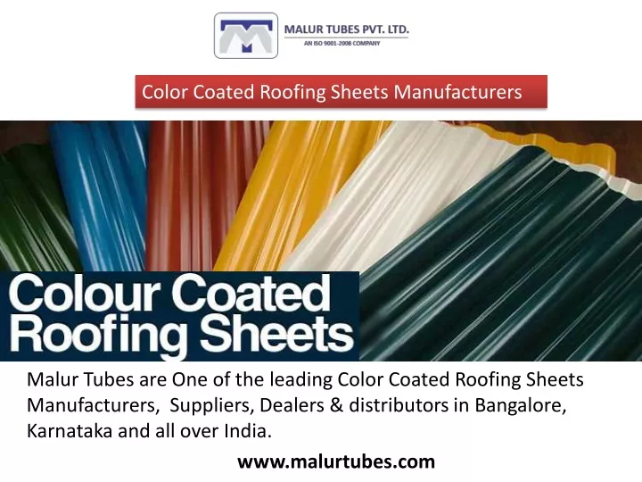 color coated roofing sheets manufacturers