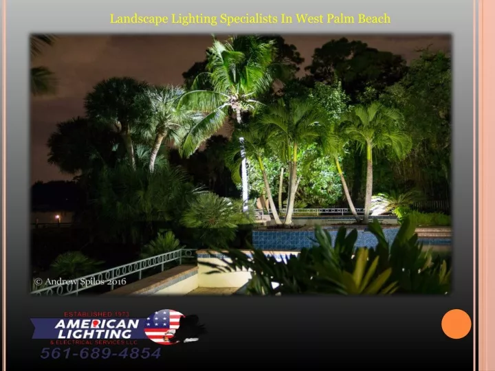 landscape lighting specialists in west palm beach