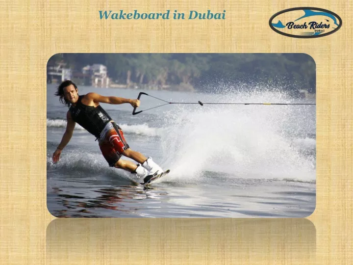 wakeboard in dubai