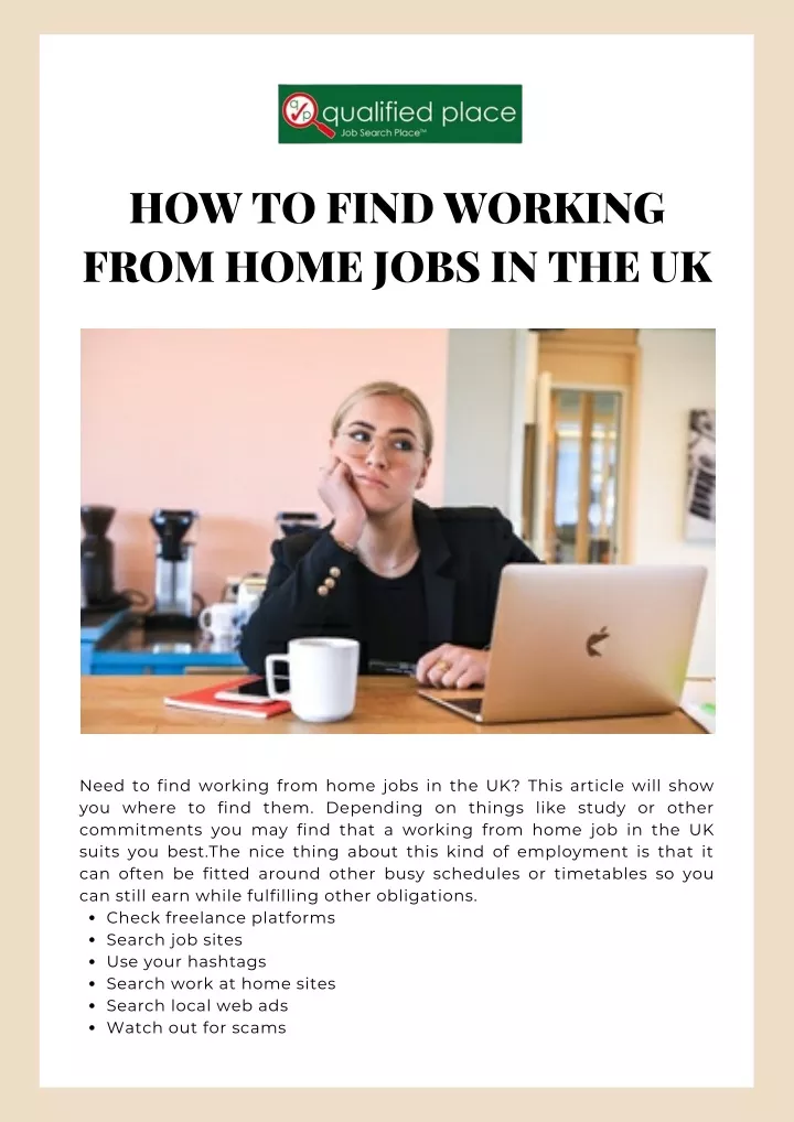 how to find working from home jobs in the uk