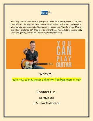 searching about learn how to play guitar online