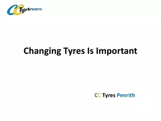 Why is it important to change tyres?