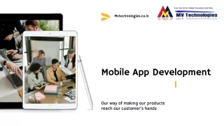 Best Mobile App Development Company in Noida - MV Technologies